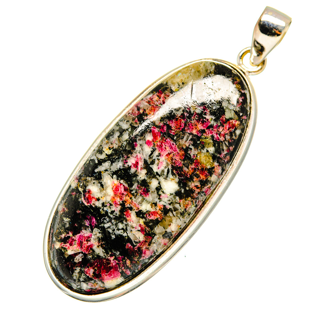 Russian Eudialyte Pendants handcrafted by Ana Silver Co - PD8853