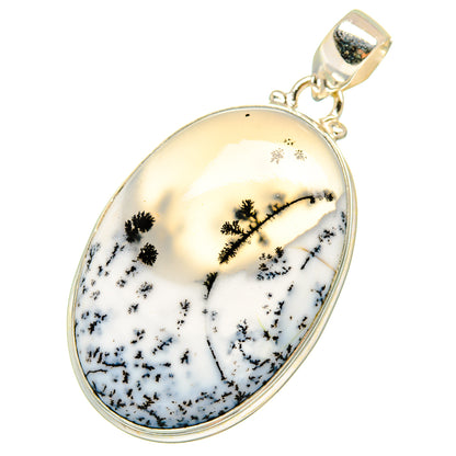 Dendritic Opal Pendants handcrafted by Ana Silver Co - PD8854