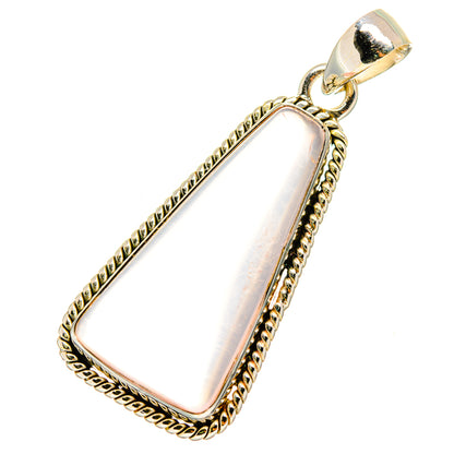 Rose Quartz Pendants handcrafted by Ana Silver Co - PD8869