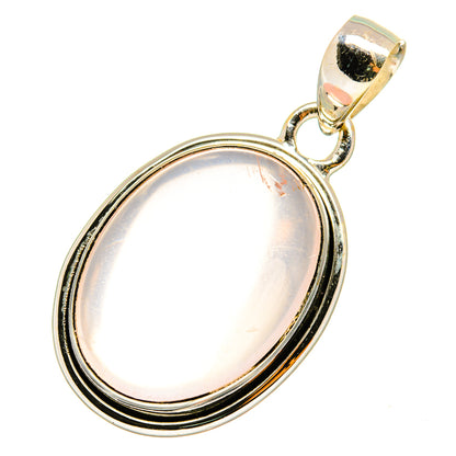 Rose Quartz Pendants handcrafted by Ana Silver Co - PD8876