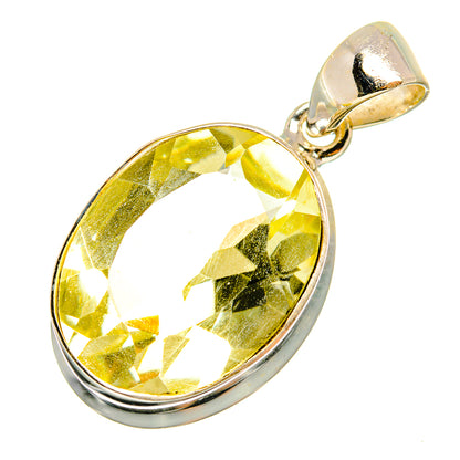 Lemon Quartz Pendants handcrafted by Ana Silver Co - PD8898