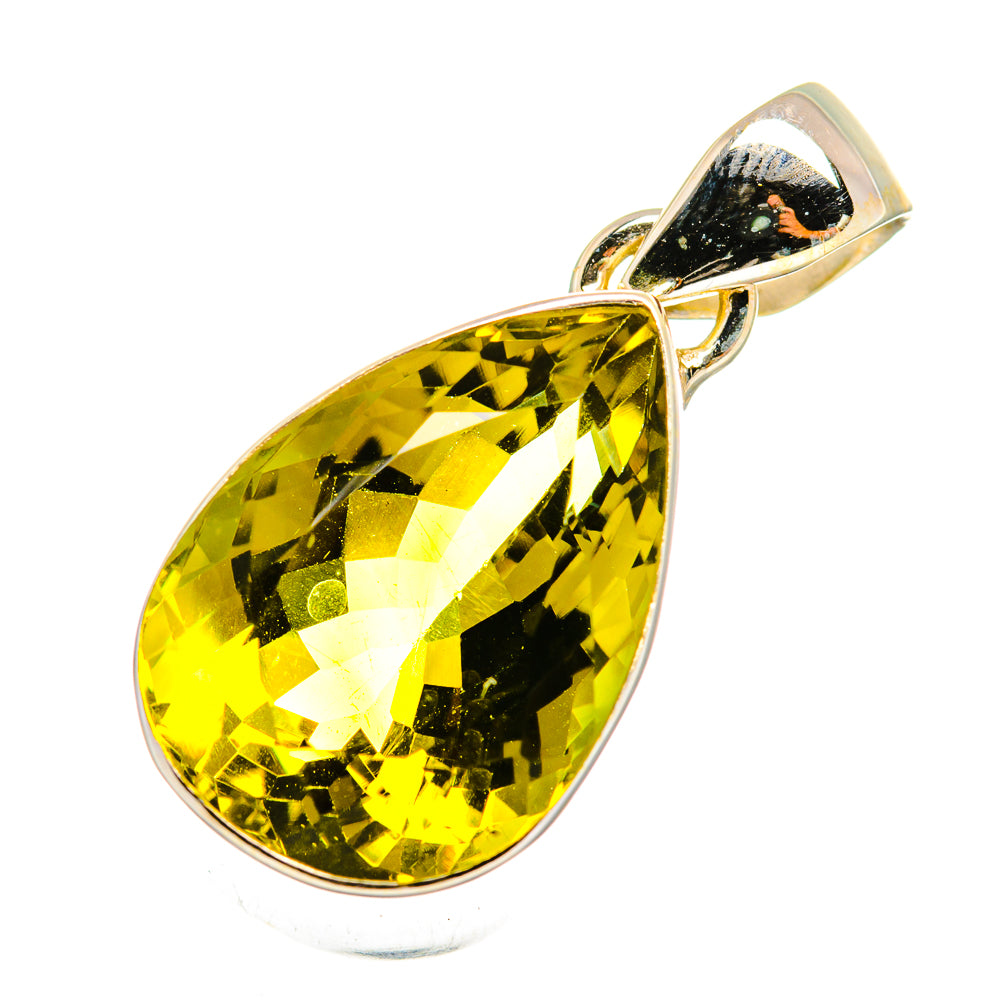 Olive Quartz Pendants handcrafted by Ana Silver Co - PD8899