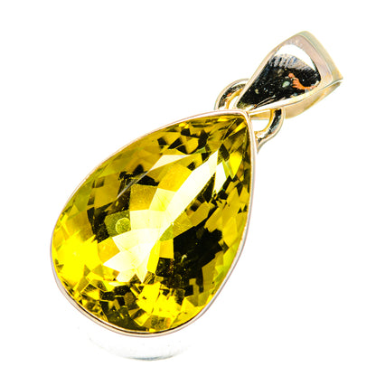 Olive Quartz Pendants handcrafted by Ana Silver Co - PD8899
