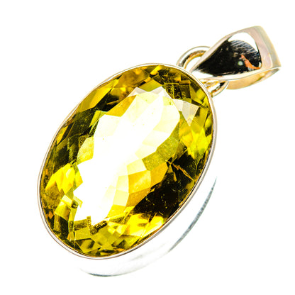 Olive Quartz Pendants handcrafted by Ana Silver Co - PD8901