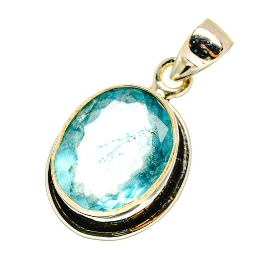 Blue Topaz Pendants handcrafted by Ana Silver Co - PD8902
