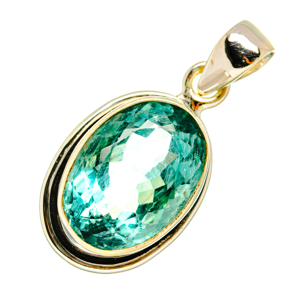 Blue Fluorite Pendants handcrafted by Ana Silver Co - PD8903