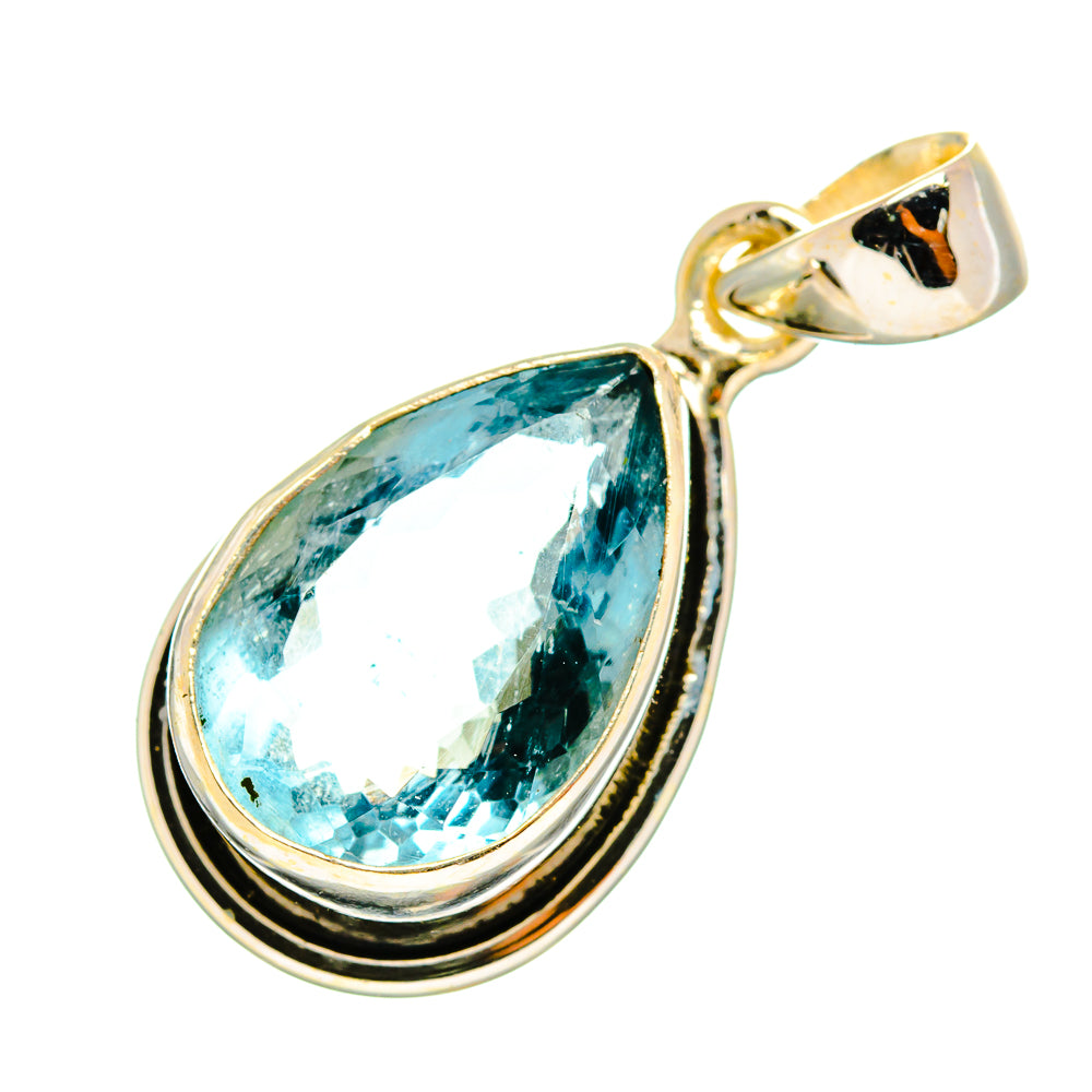 Blue Topaz Pendants handcrafted by Ana Silver Co - PD8905