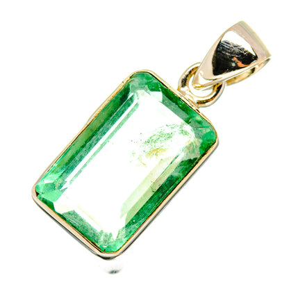 Green Fluorite Pendants handcrafted by Ana Silver Co - PD8906
