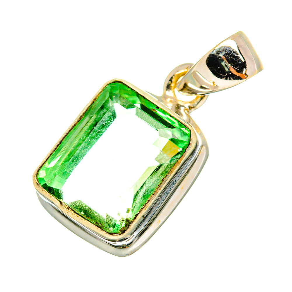 Green Fluorite Pendants handcrafted by Ana Silver Co - PD8907