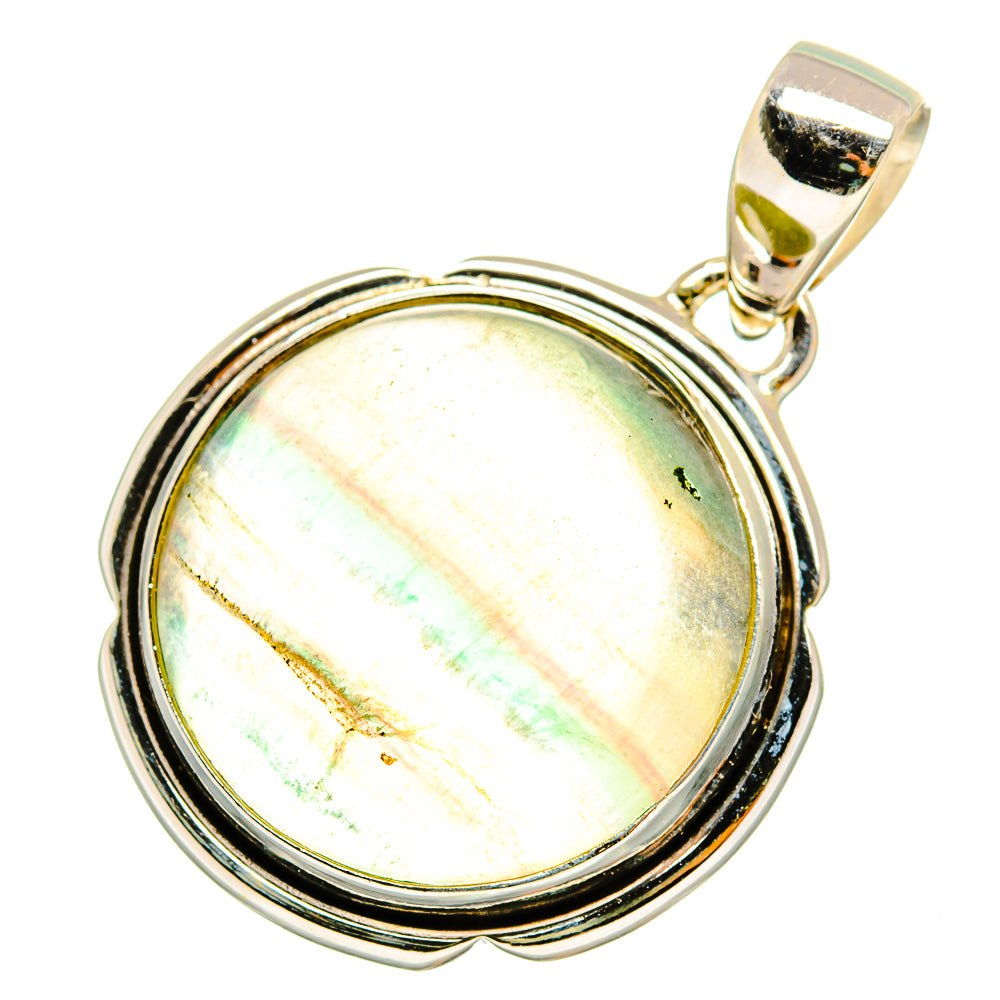 Green Fluorite Pendants handcrafted by Ana Silver Co - PD8909