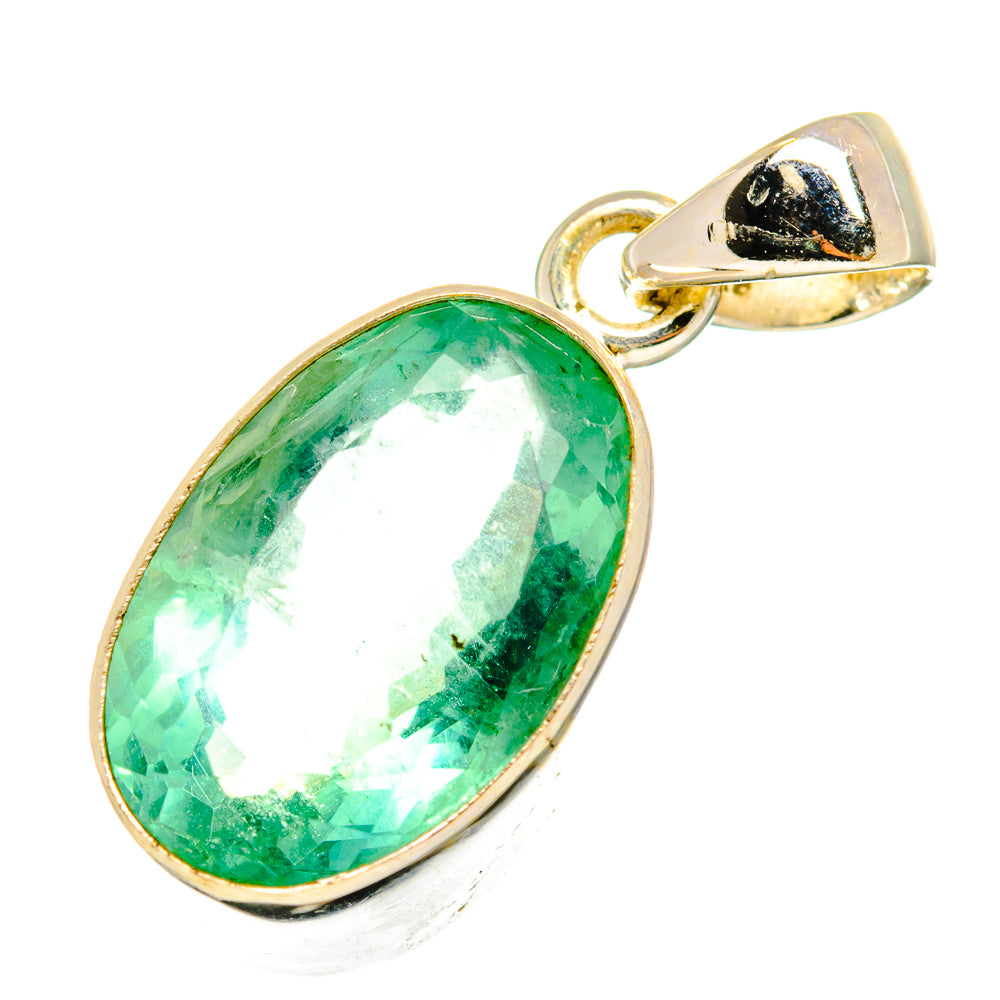 Green Fluorite Pendants handcrafted by Ana Silver Co - PD8910