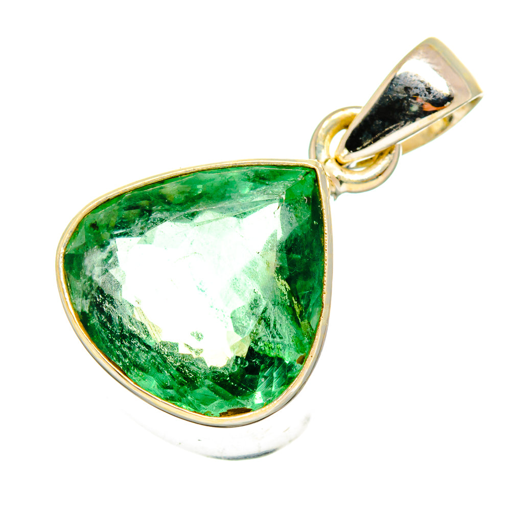 Green Fluorite Pendants handcrafted by Ana Silver Co - PD8911