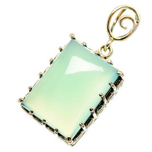 Aqua Chalcedony Pendants handcrafted by Ana Silver Co - PD8913