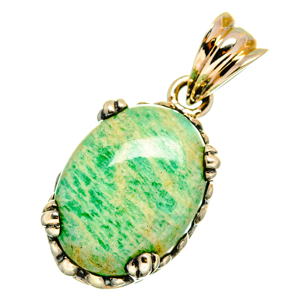 Amazonite Pendants handcrafted by Ana Silver Co - PD8914