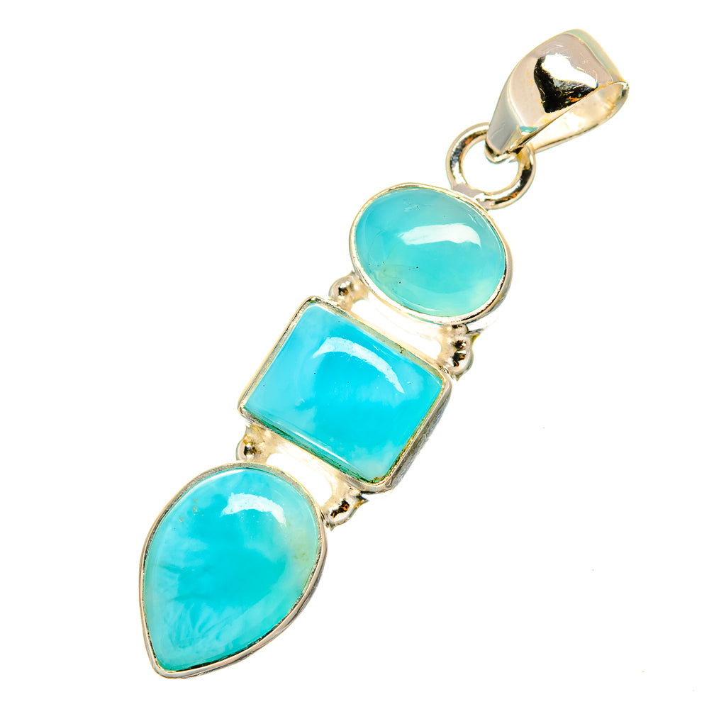 Larimar Pendants handcrafted by Ana Silver Co - PD8927