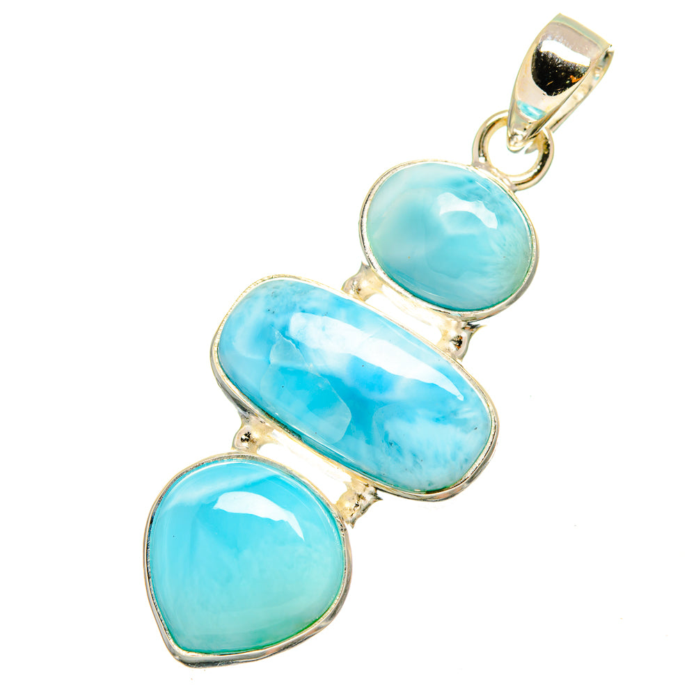 Larimar Pendants handcrafted by Ana Silver Co - PD8928