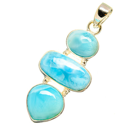 Larimar Pendants handcrafted by Ana Silver Co - PD8928
