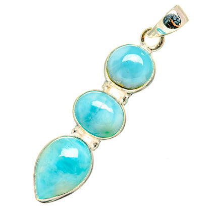 Larimar Pendants handcrafted by Ana Silver Co - PD8929