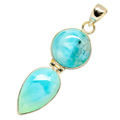 Larimar Pendants handcrafted by Ana Silver Co - PD8931