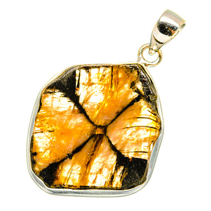 Chiastolite Pendants handcrafted by Ana Silver Co - PD8954