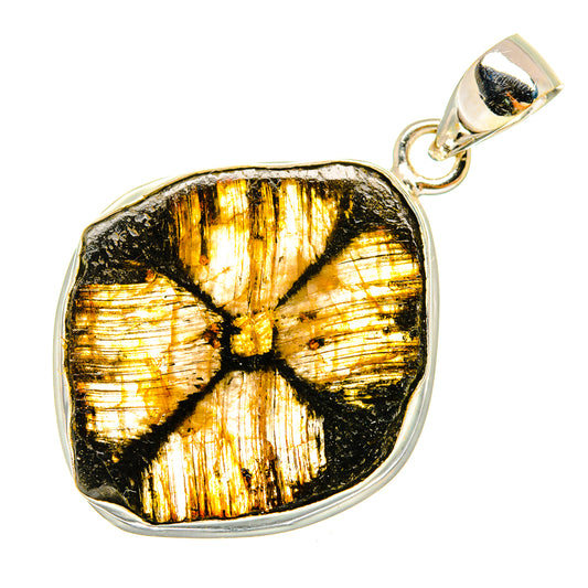 Chiastolite Pendants handcrafted by Ana Silver Co - PD8955