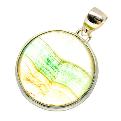 Green Fluorite Pendants handcrafted by Ana Silver Co - PD8957