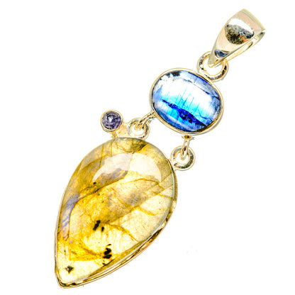 Labradorite Pendants handcrafted by Ana Silver Co - PD8962