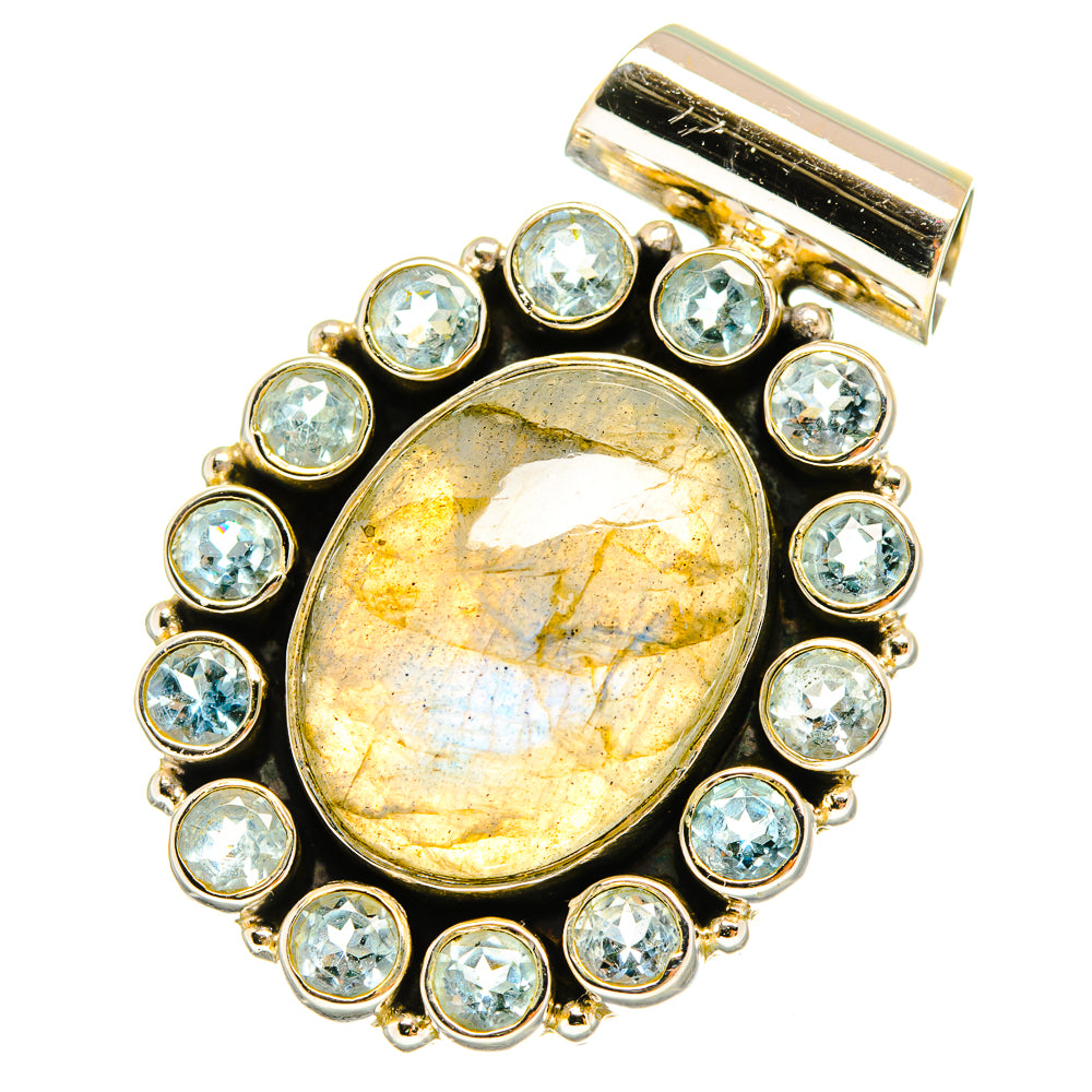 Labradorite Pendants handcrafted by Ana Silver Co - PD8965
