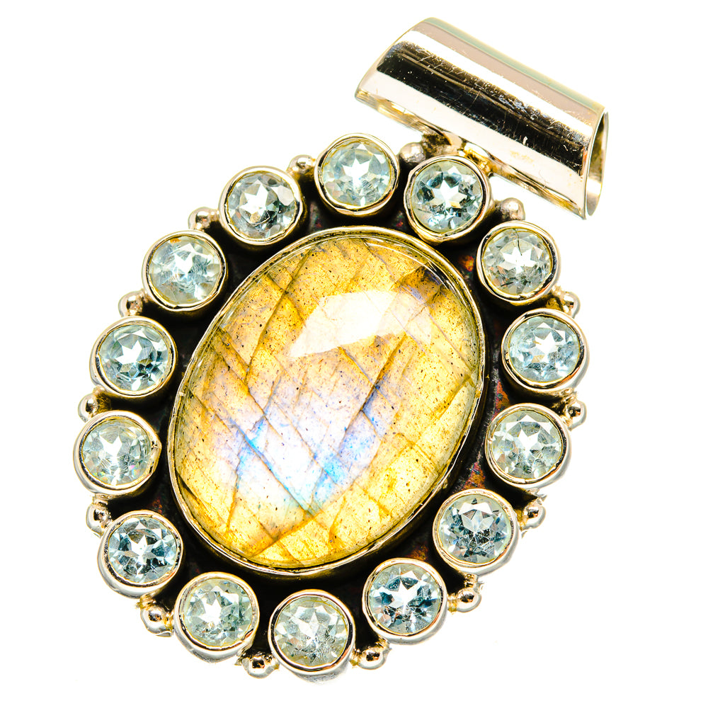 Labradorite Pendants handcrafted by Ana Silver Co - PD8966