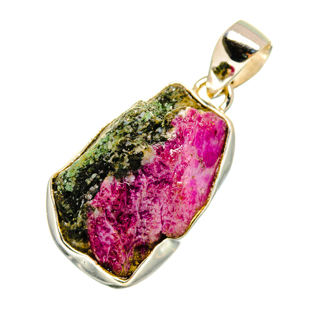 Ruby Zoisite Pendants handcrafted by Ana Silver Co - PD8967