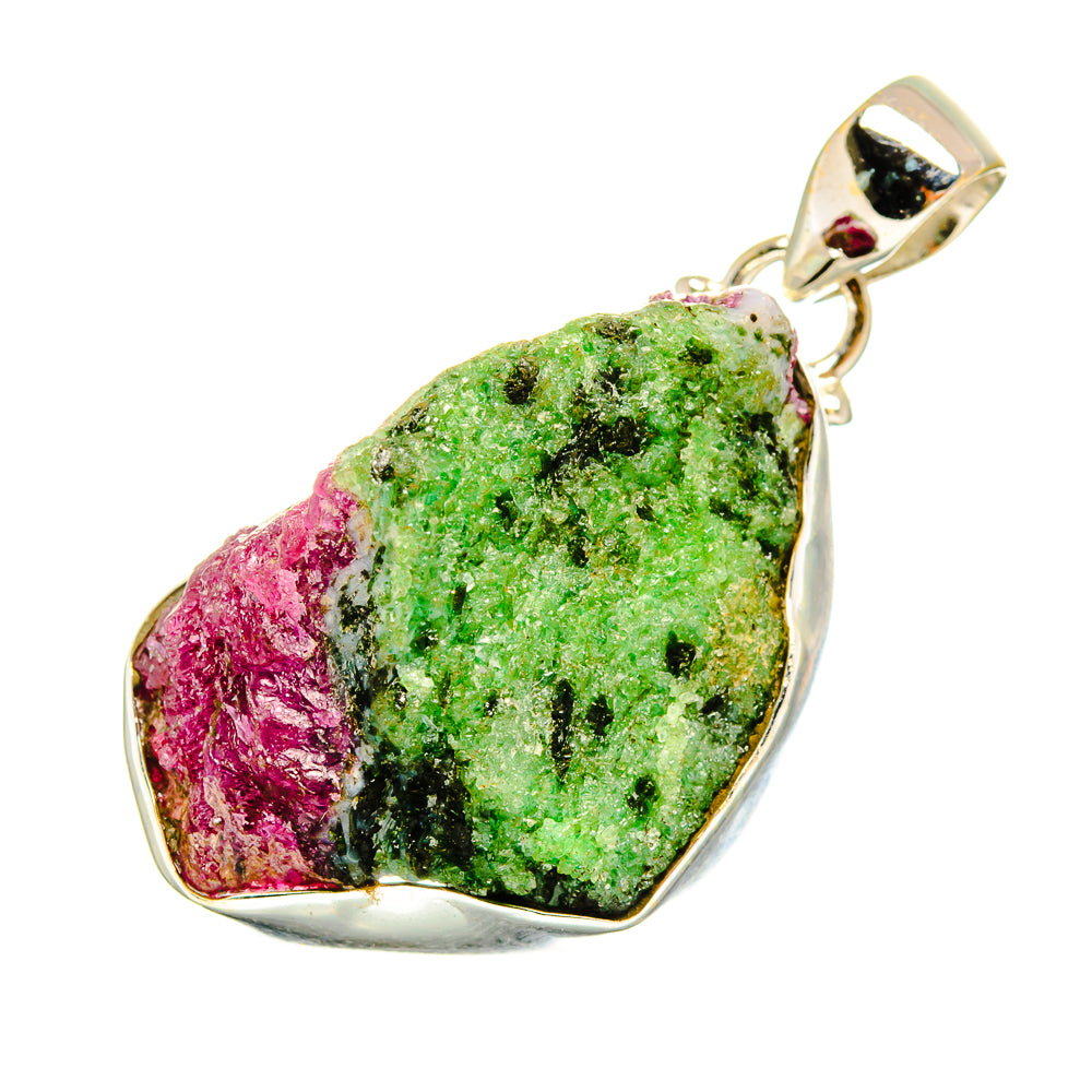 Ruby Zoisite Pendants handcrafted by Ana Silver Co - PD8968