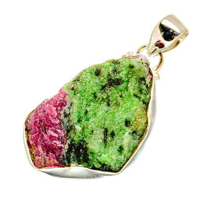 Ruby Zoisite Pendants handcrafted by Ana Silver Co - PD8968
