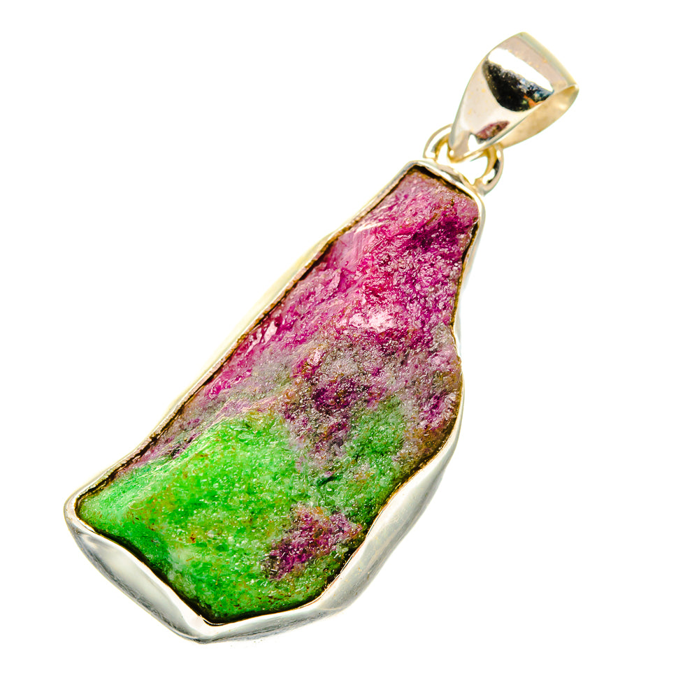 Ruby Zoisite Pendants handcrafted by Ana Silver Co - PD8971