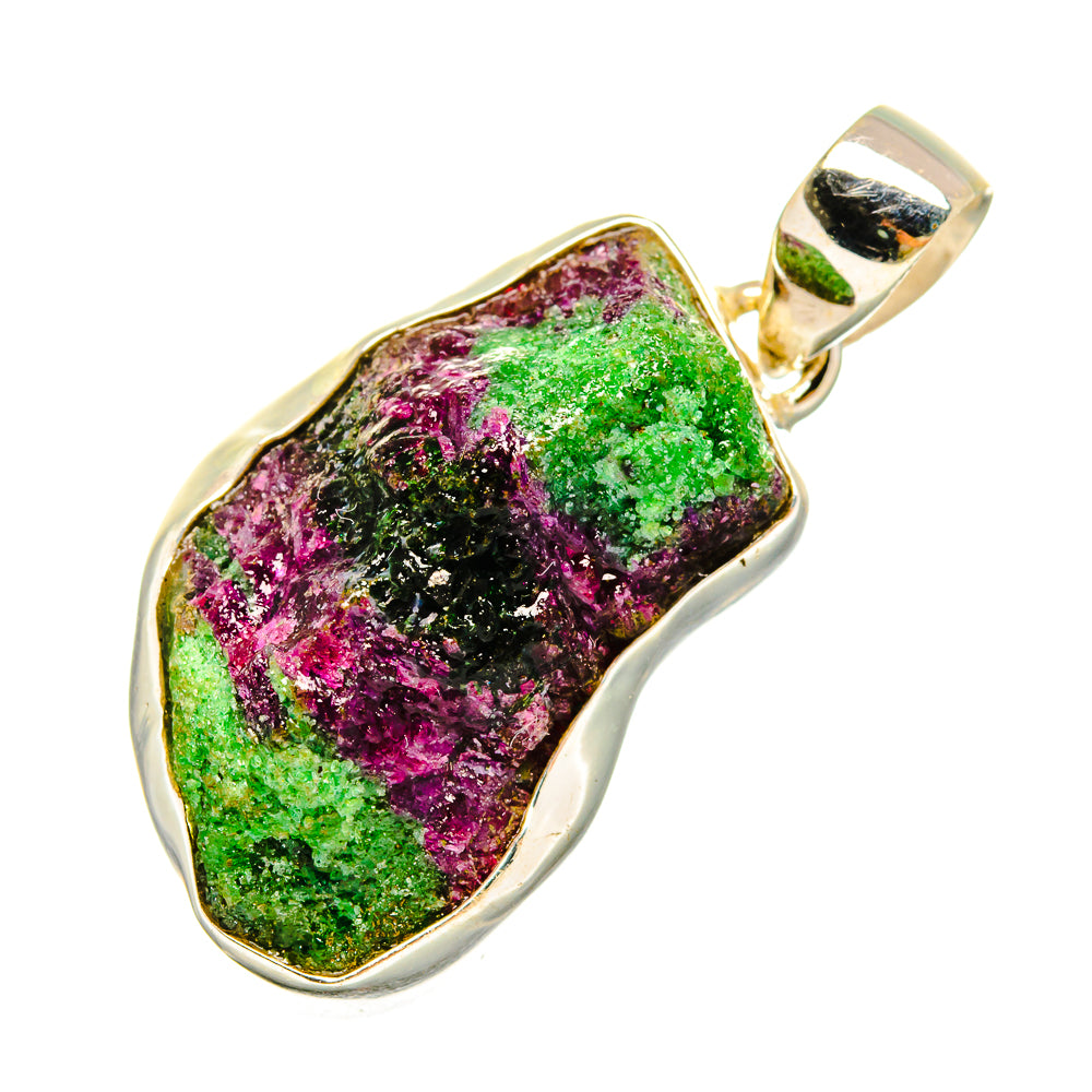 Ruby Zoisite Pendants handcrafted by Ana Silver Co - PD8974