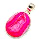 Pink Agate Druzy Pendants handcrafted by Ana Silver Co - PD8981