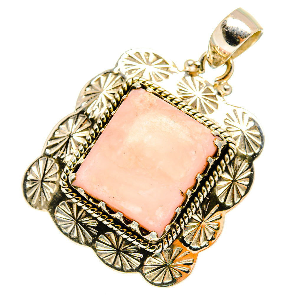 Pink Opal Pendants handcrafted by Ana Silver Co - PD8985