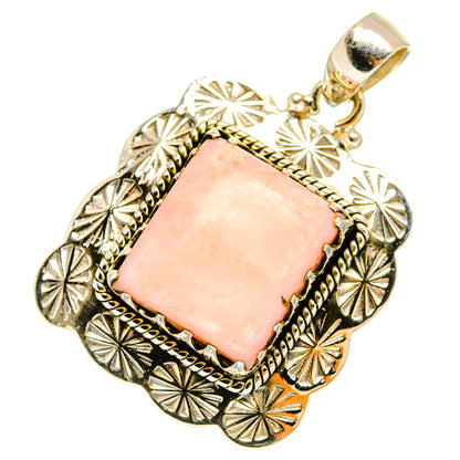 Pink Opal Pendants handcrafted by Ana Silver Co - PD8985