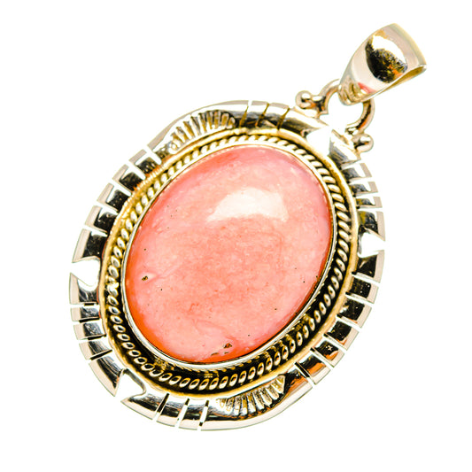 Pink Opal Pendants handcrafted by Ana Silver Co - PD8986
