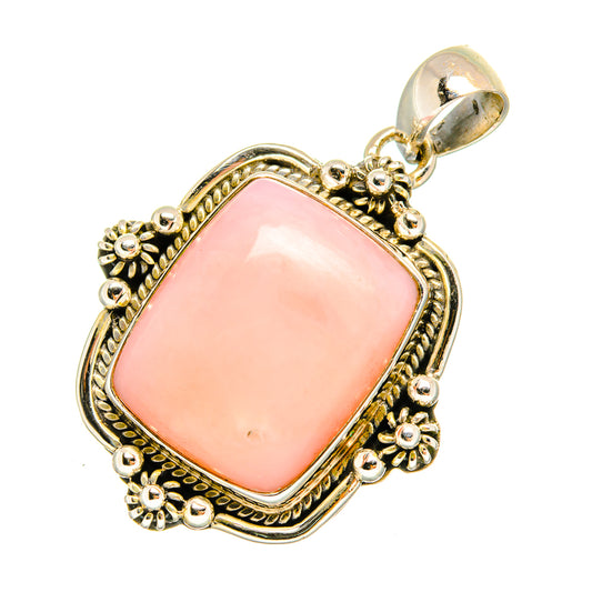 Pink Opal Pendants handcrafted by Ana Silver Co - PD8987