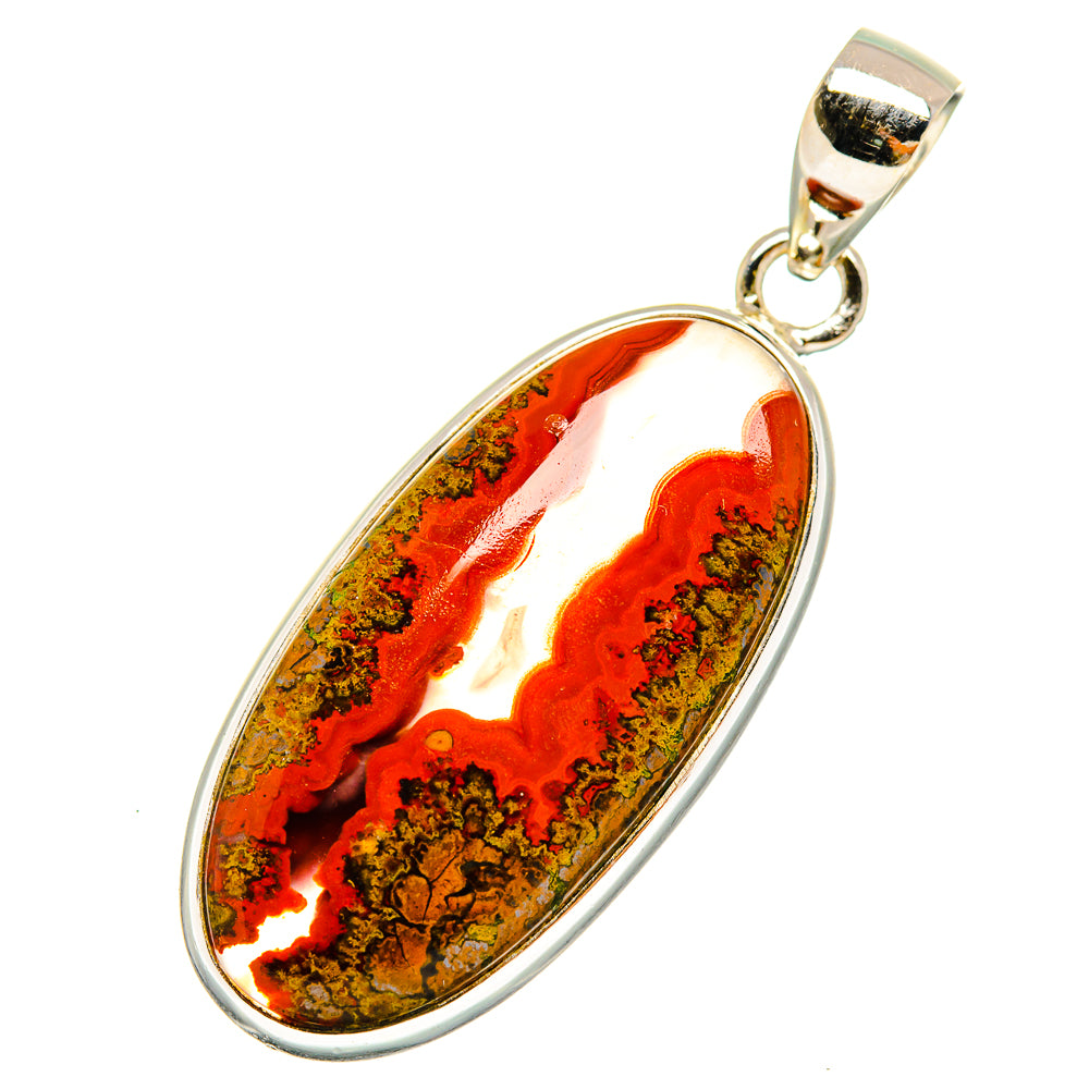 Moroccan Agate Pendants handcrafted by Ana Silver Co - PD8997