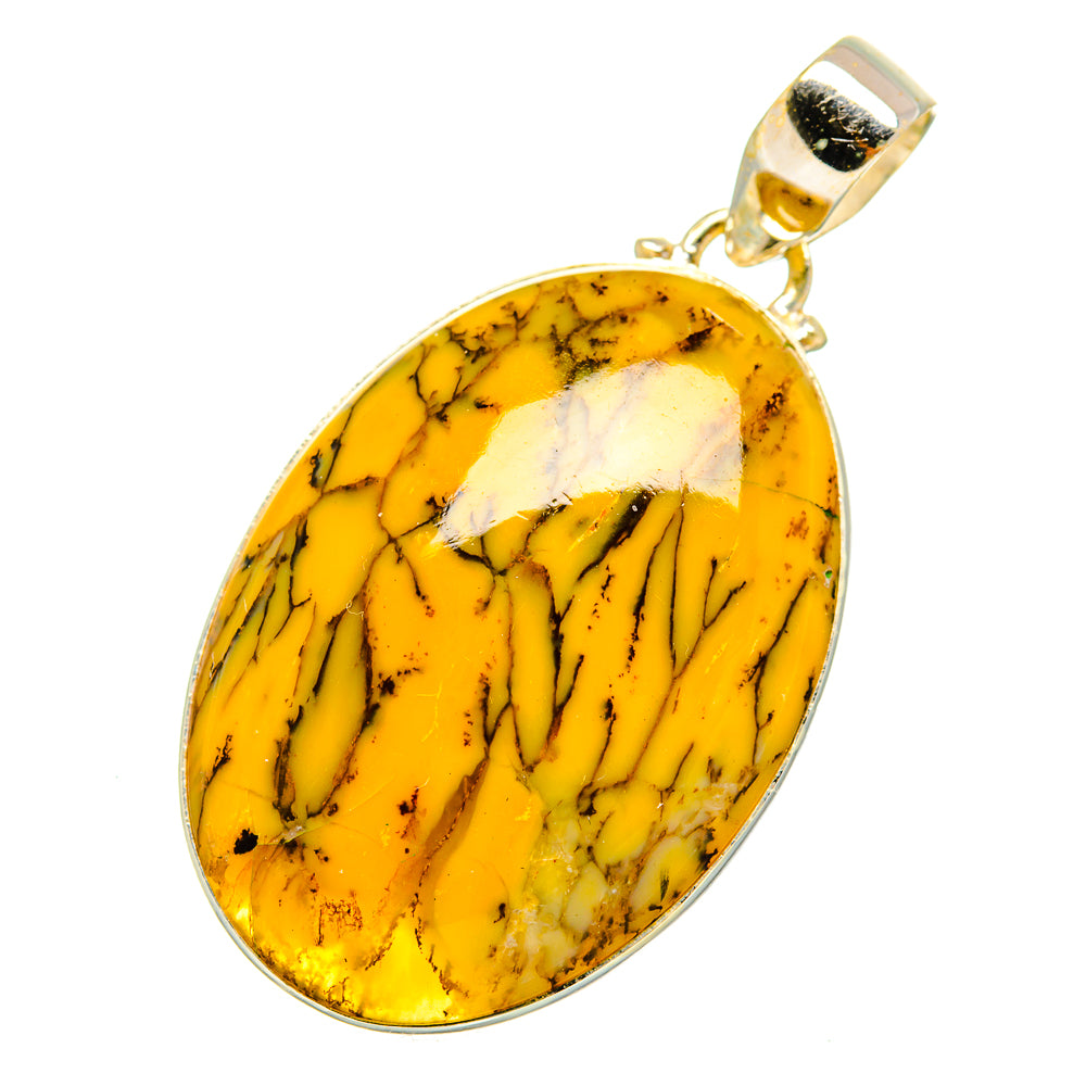 Dendritic Agate Pendants handcrafted by Ana Silver Co - PD9002