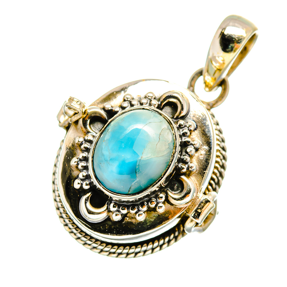 Larimar Pendants handcrafted by Ana Silver Co - PD9009