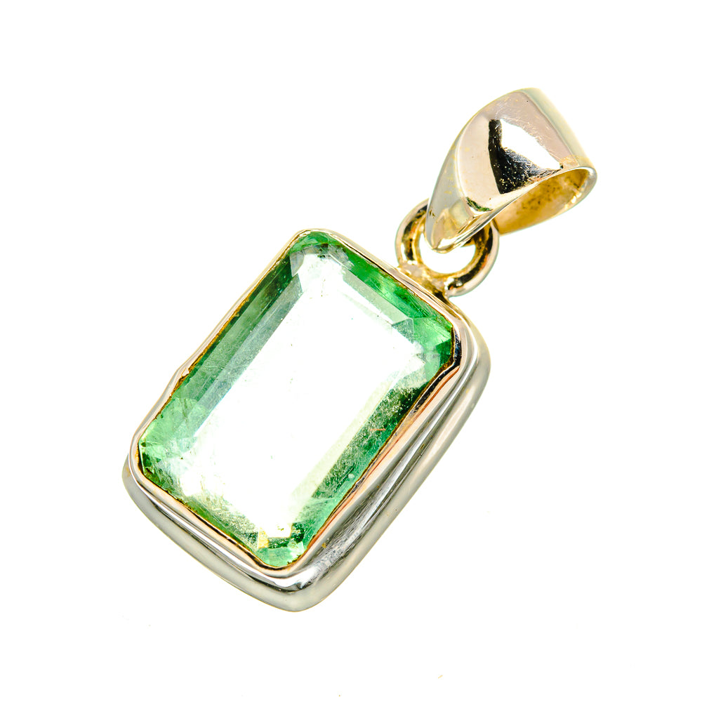 Green Fluorite Pendants handcrafted by Ana Silver Co - PD9024
