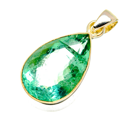 Green Fluorite Pendants handcrafted by Ana Silver Co - PD9027