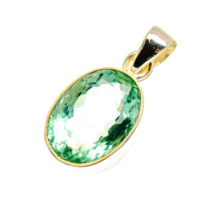 Green Fluorite Pendants handcrafted by Ana Silver Co - PD9028