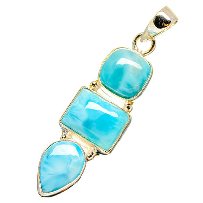 Larimar Pendants handcrafted by Ana Silver Co - PD9037