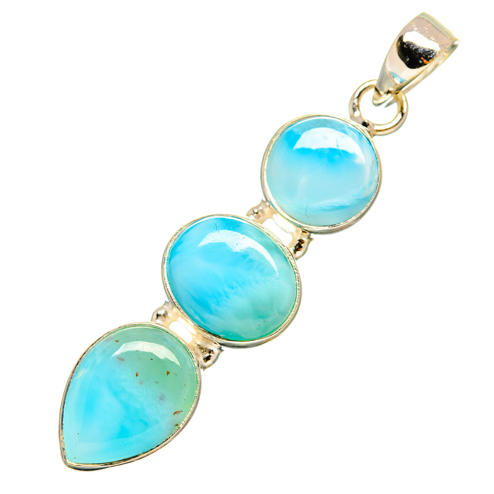 Larimar Pendants handcrafted by Ana Silver Co - PD9039