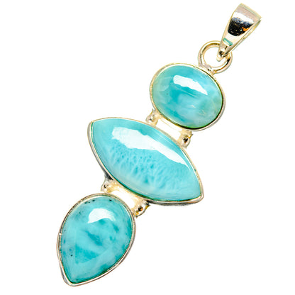 Larimar Pendants handcrafted by Ana Silver Co - PD9042