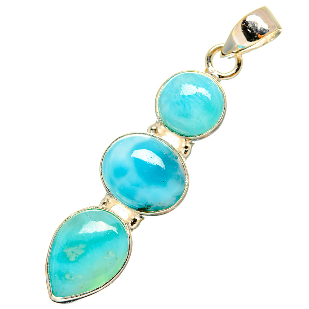 Larimar Pendants handcrafted by Ana Silver Co - PD9043