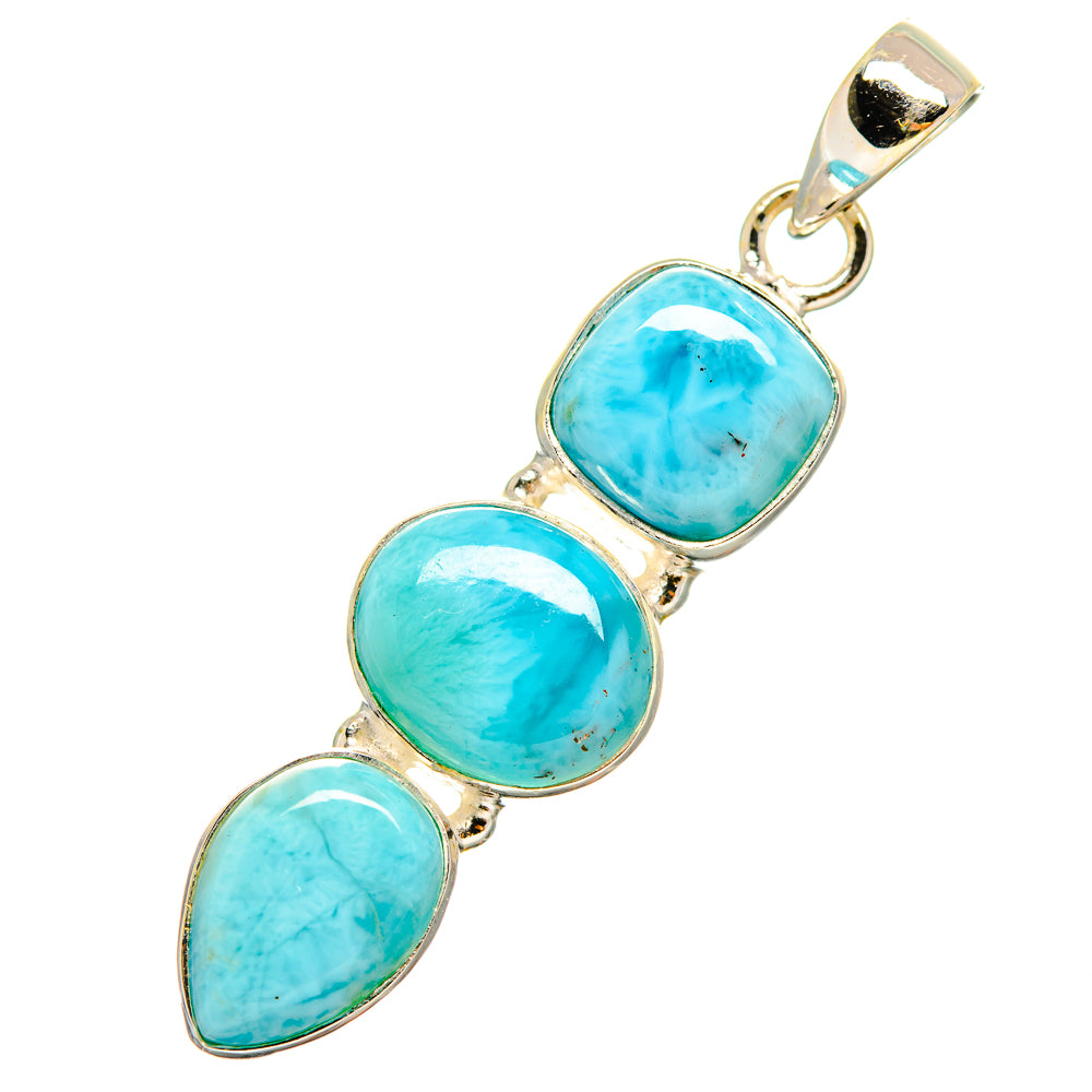 Larimar Pendants handcrafted by Ana Silver Co - PD9044